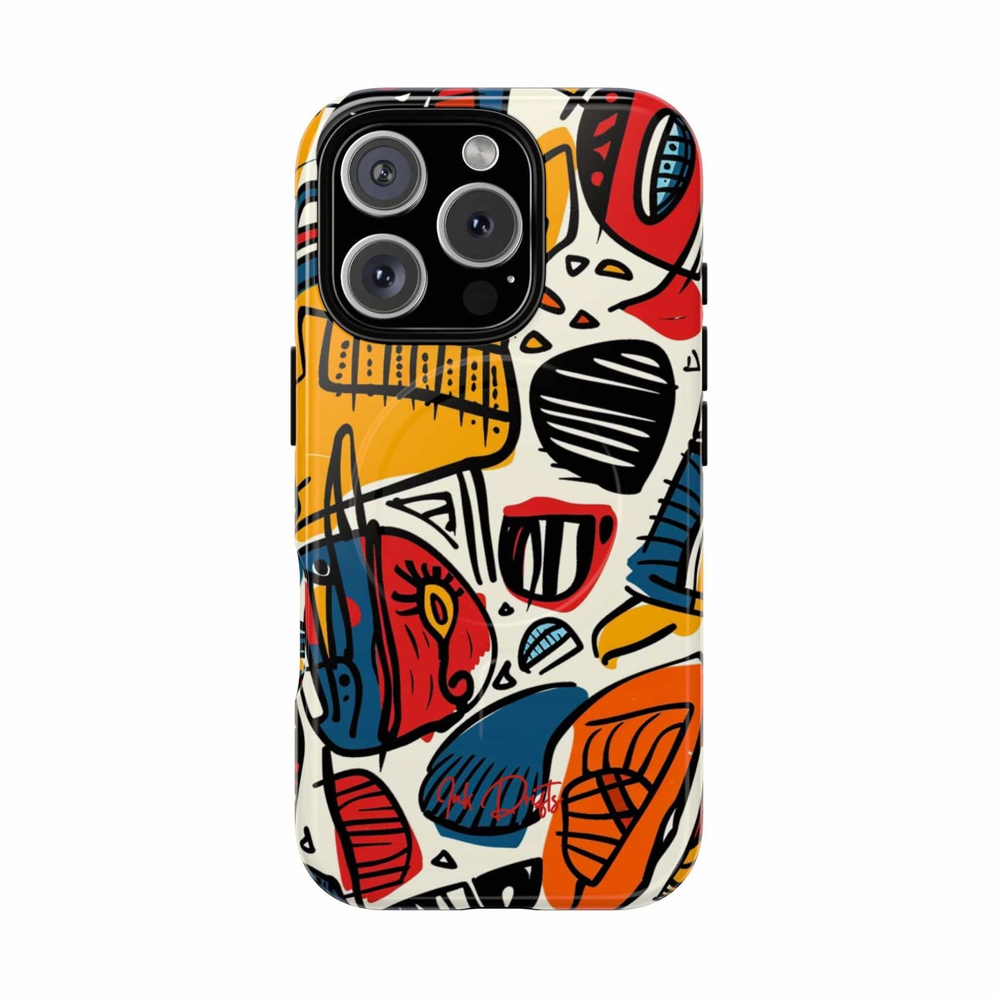 iPhone 16 Pro Glossy Phone Case - Urban Rhythm | MagSafe iPhone Case
