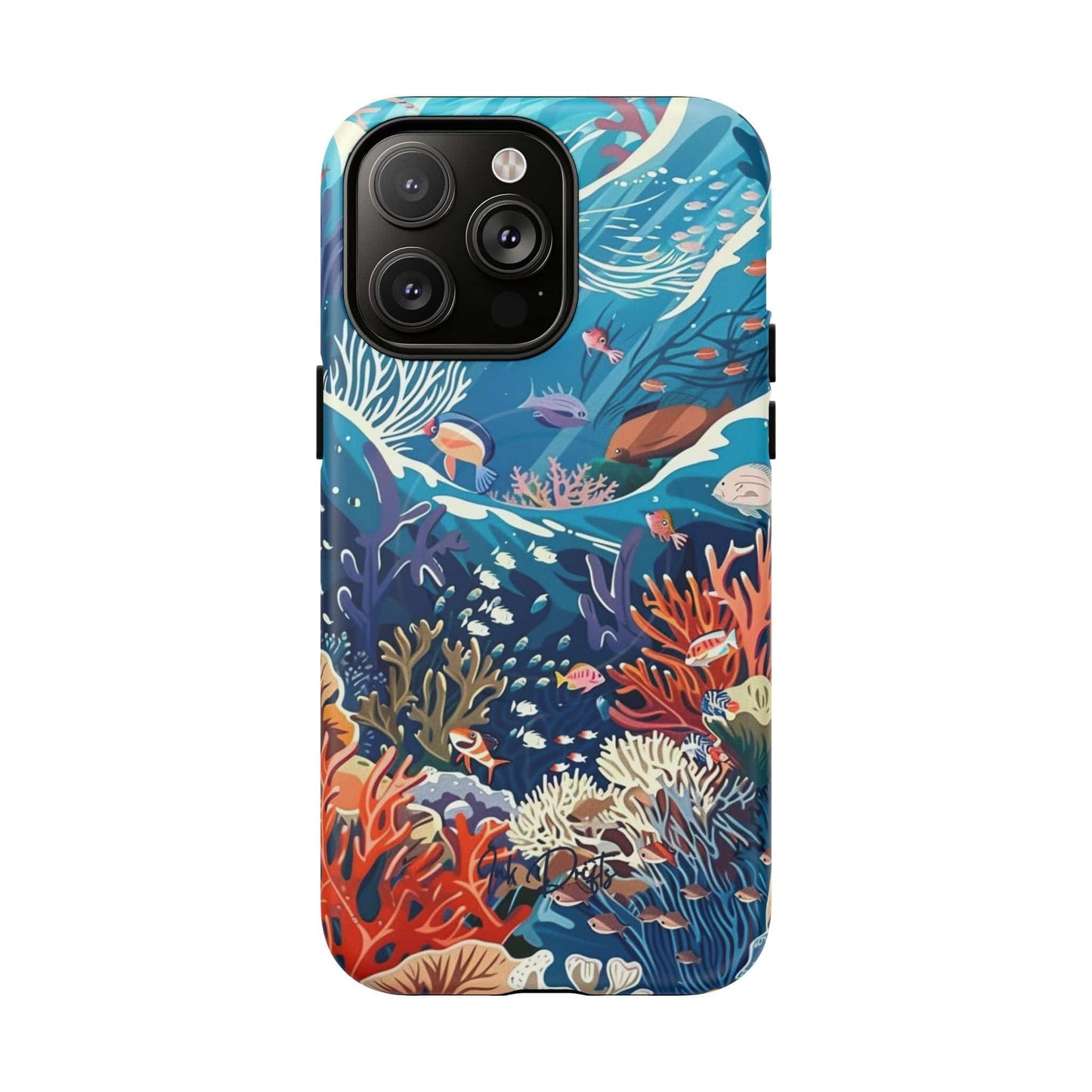 iPhone 14 Pro Max Matte Phone Case - Coral Reef | MagSafe iPhone Case