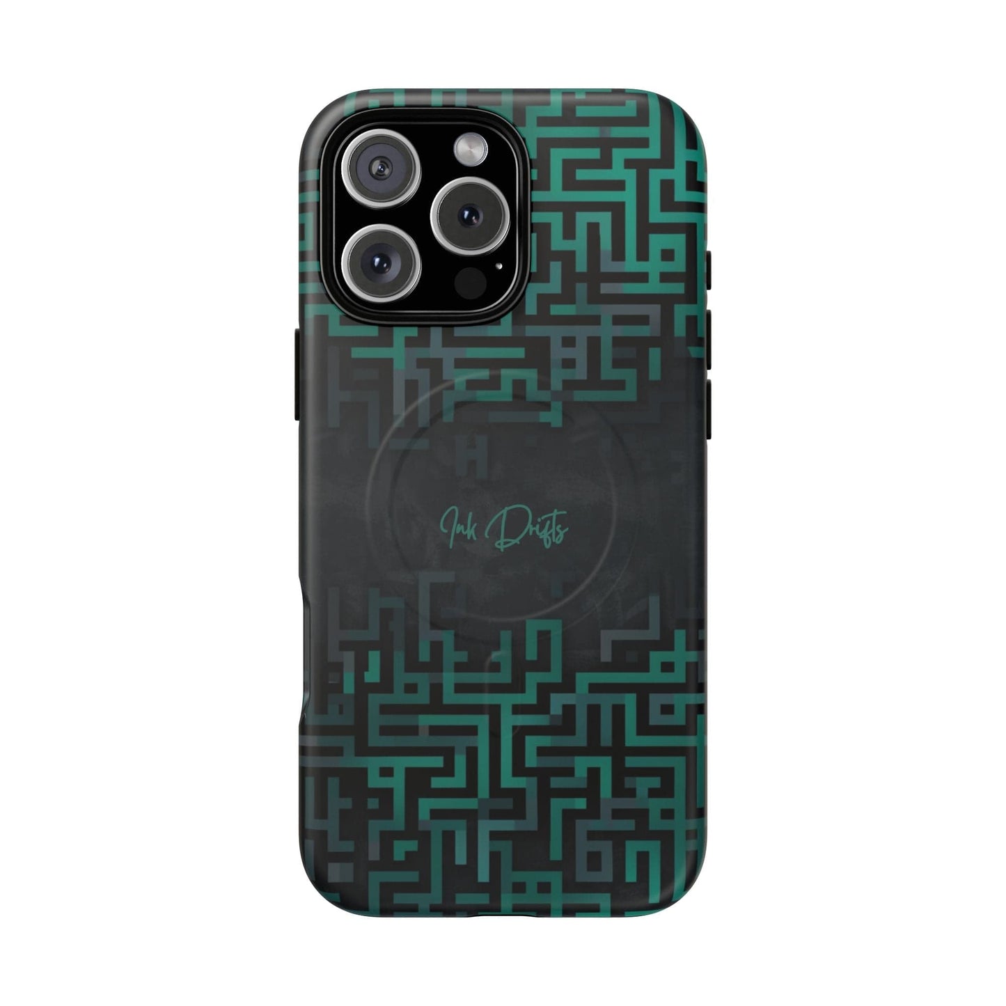 iPhone 16 Pro Max Matte Phone Case - Cyber Circuit | MagSafe iPhone Case
