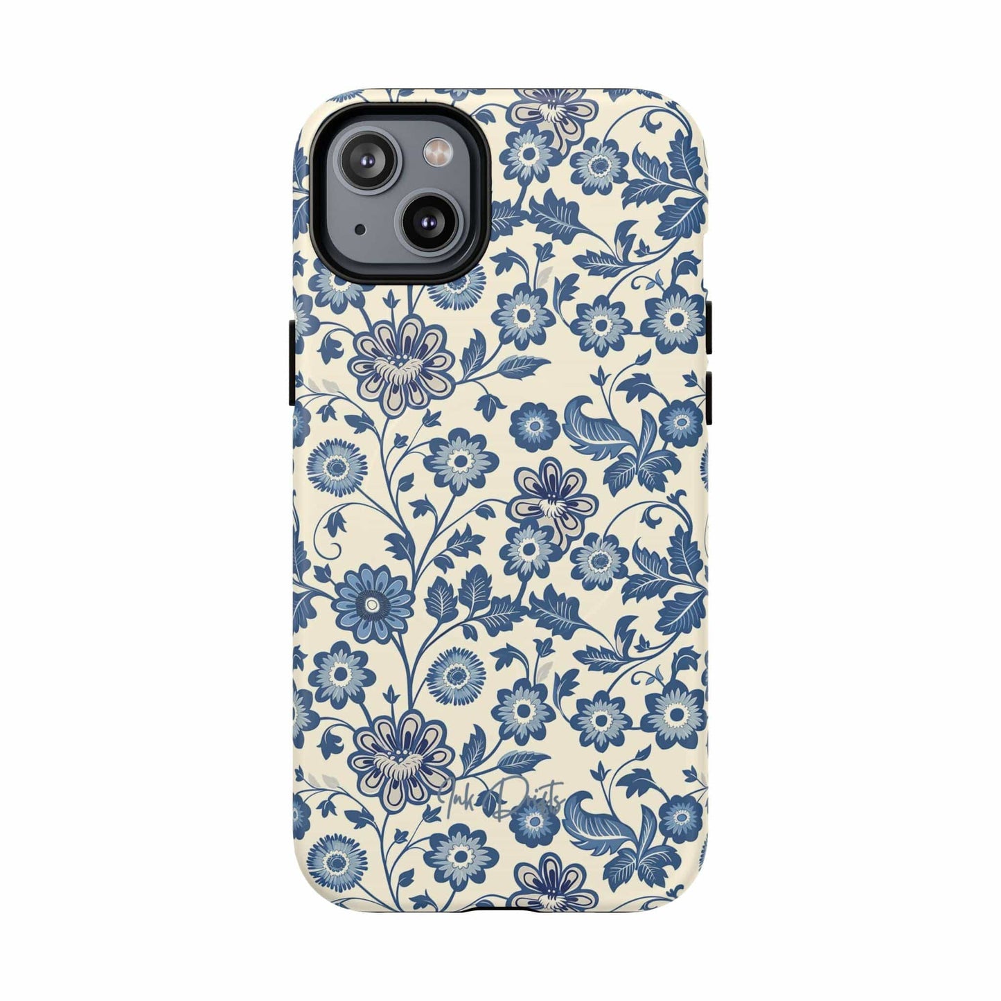 iPhone 14 Plus Matte Phone Case - Colonial Garden | MagSafe iPhone Case