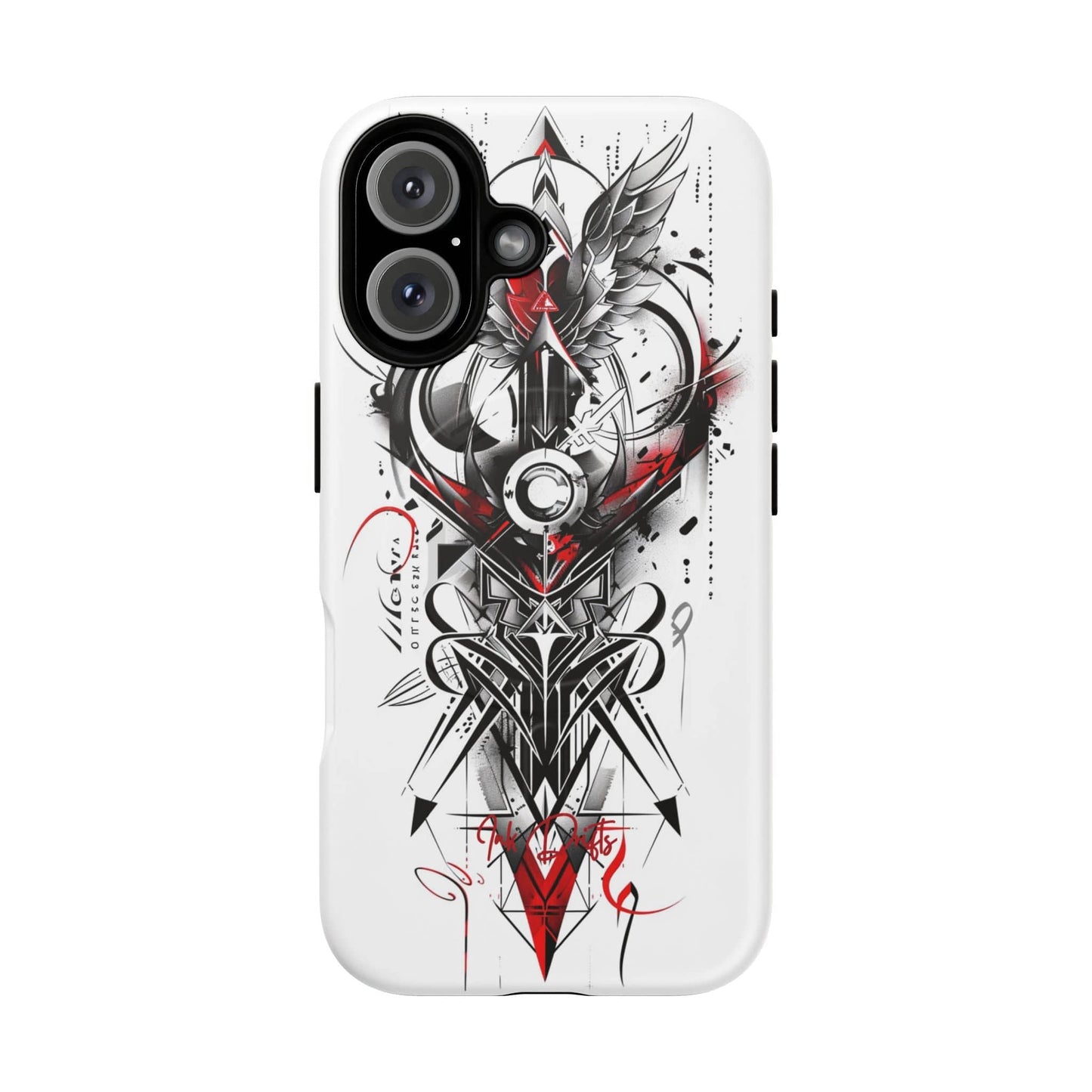 iPhone 16 Matte Phone Case - Cyber Sigil | MagSafe iPhone Case
