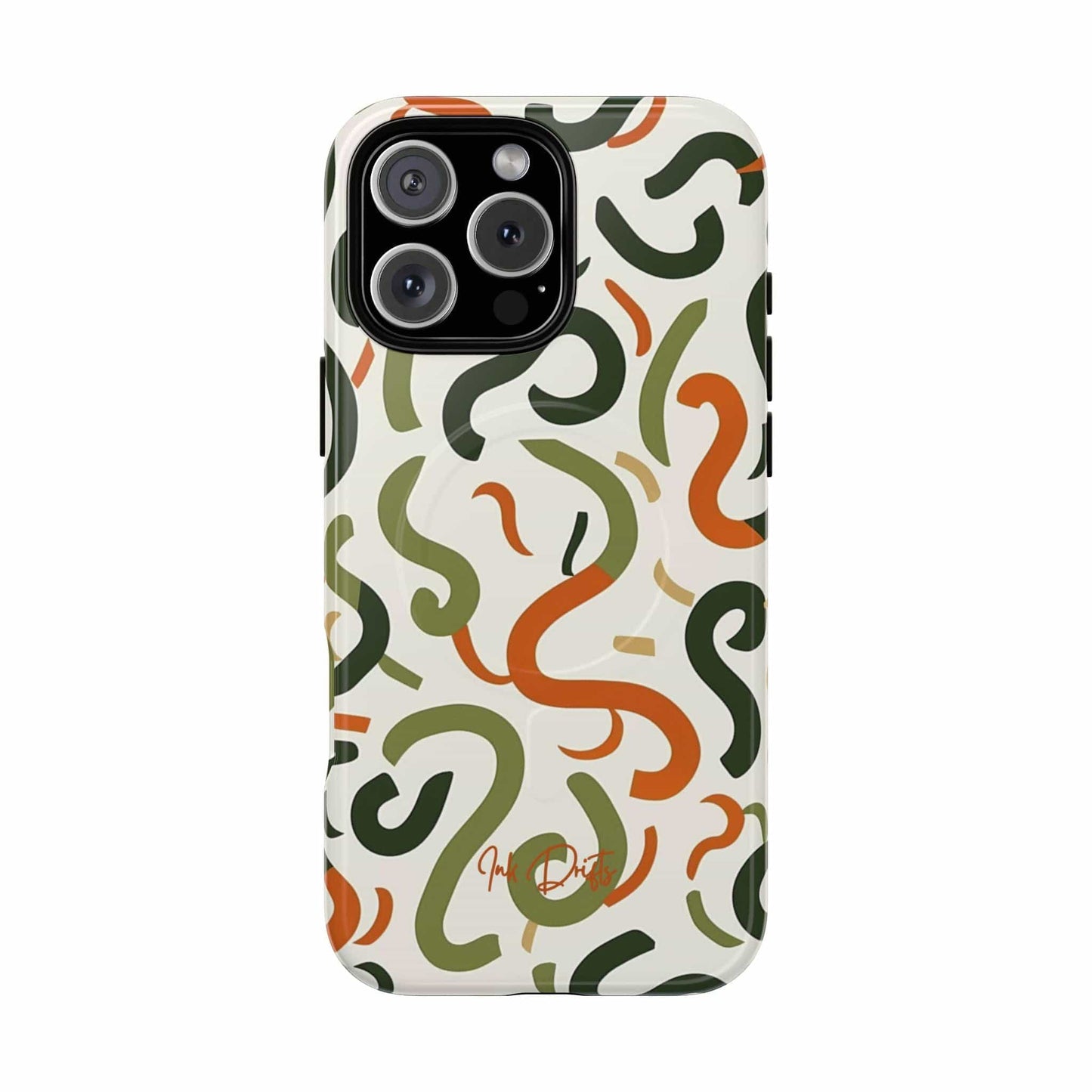 iPhone 16 Pro Max Glossy Phone Case - Earthy Whimsy | MagSafe iPhone Case