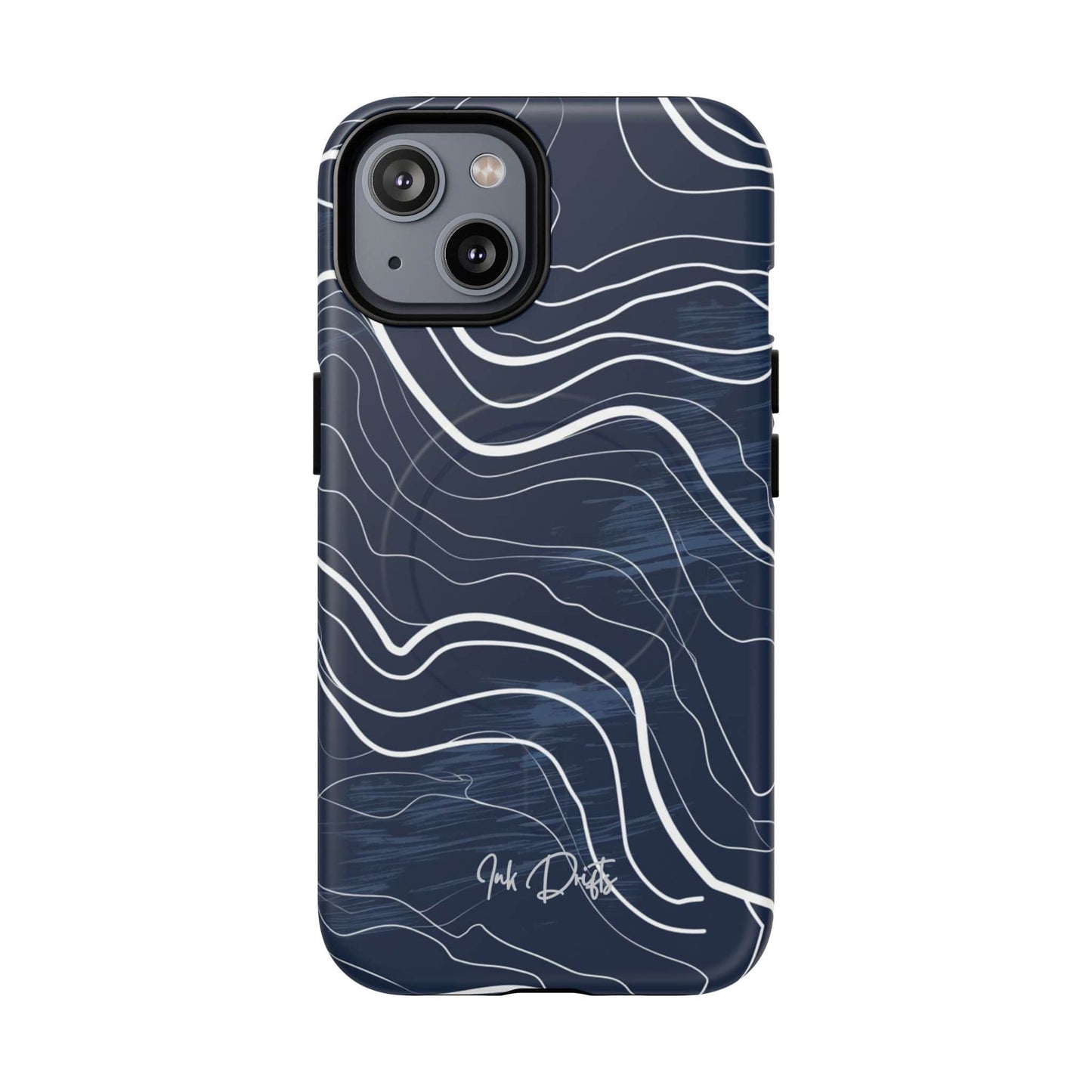 iPhone 14 Matte Phone Case - Ocean Waves | MagSafe iPhone Case