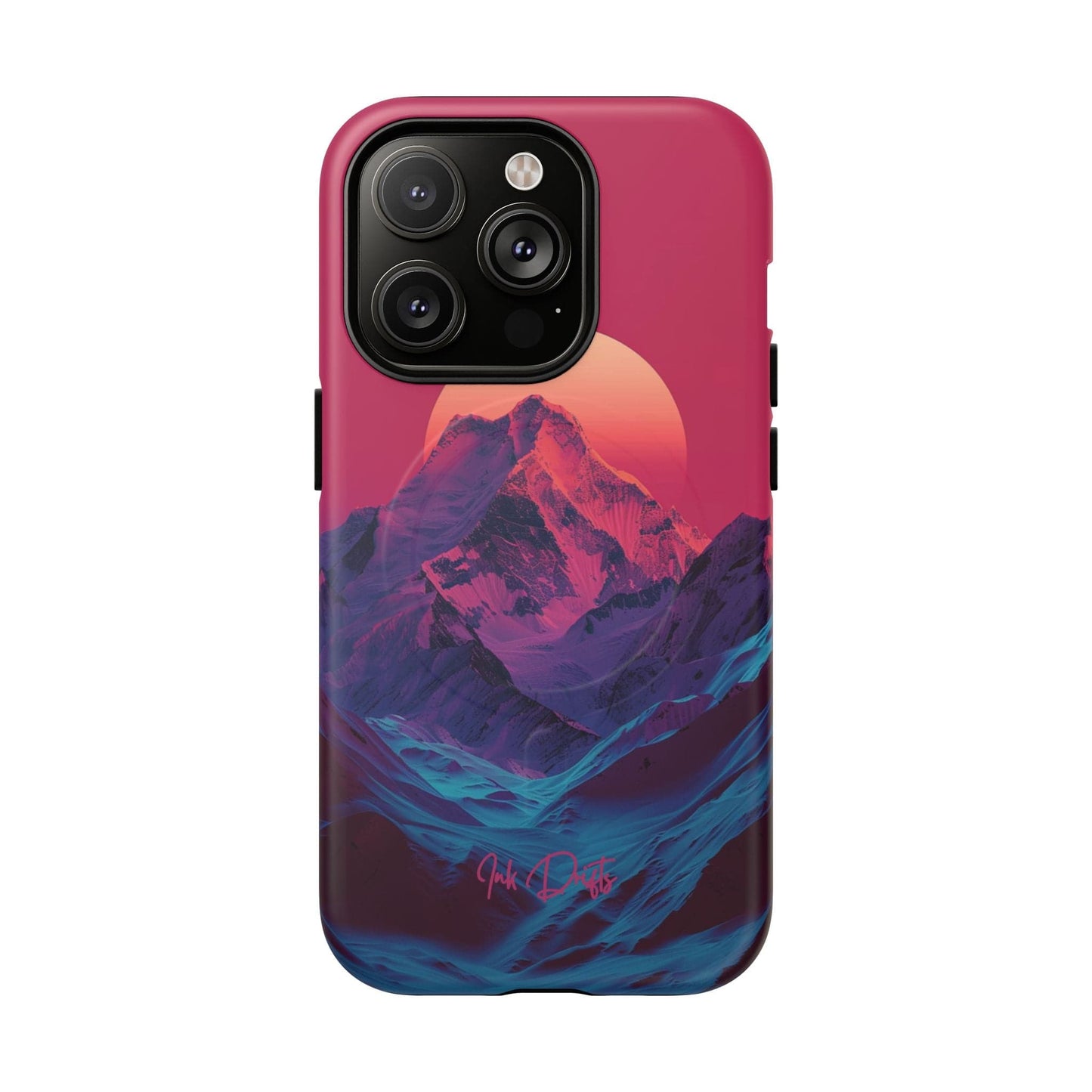 iPhone 14 Pro Matte Phone Case - Mountain Aura | MagSafe iPhone Case