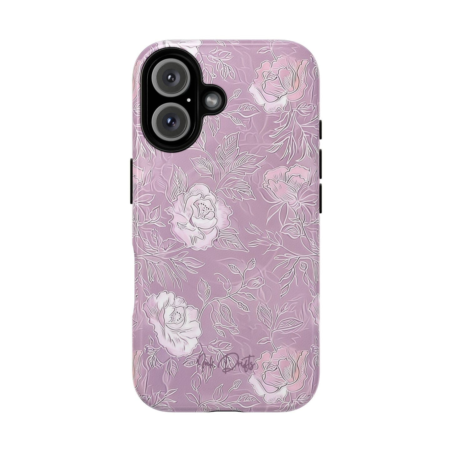 iPhone 16 Glossy Phone Case - Silken Roses | MagSafe iPhone Case