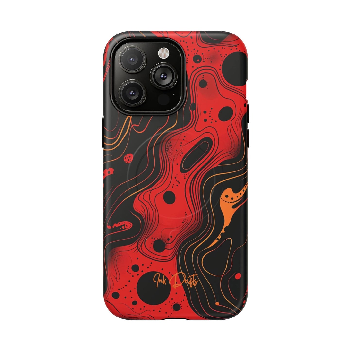 iPhone 14 Pro Max Matte Phone Case - Magma Flow | MagSafe iPhone Case