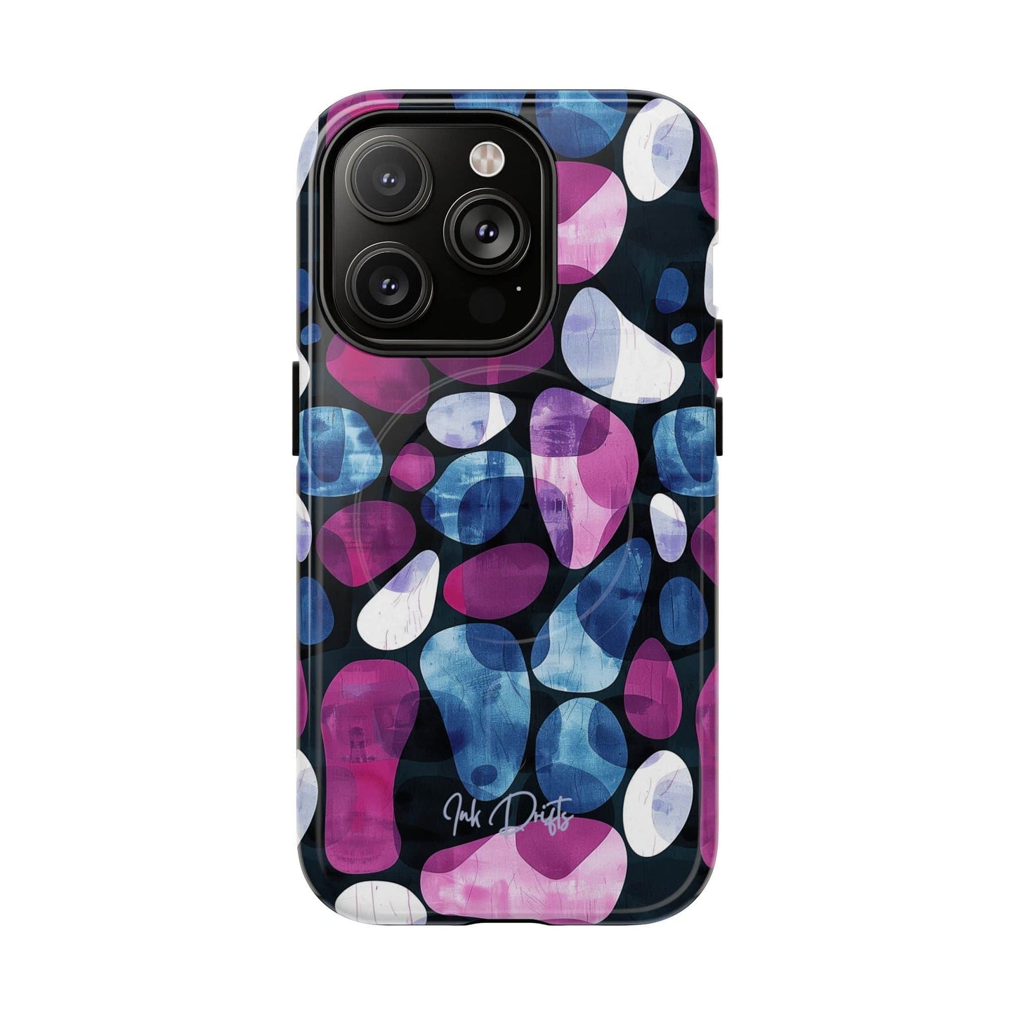 iPhone 14 Pro Glossy Phone Case - Pebbles | MagSafe iPhone Case