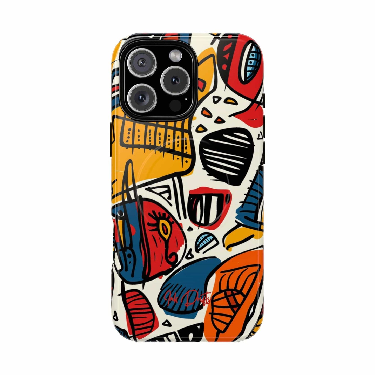 iPhone 16 Pro Max Glossy Phone Case - Urban Rhythm | MagSafe iPhone Case