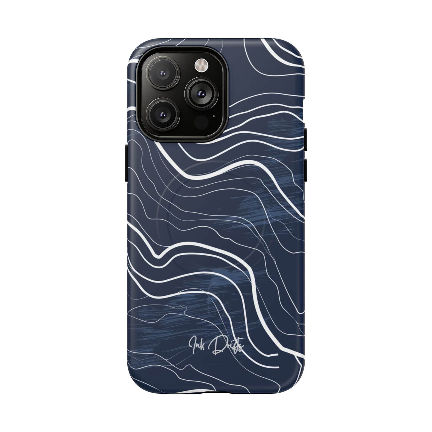 iPhone 14 Pro Max Matte Phone Case - Ocean Waves | MagSafe iPhone Case