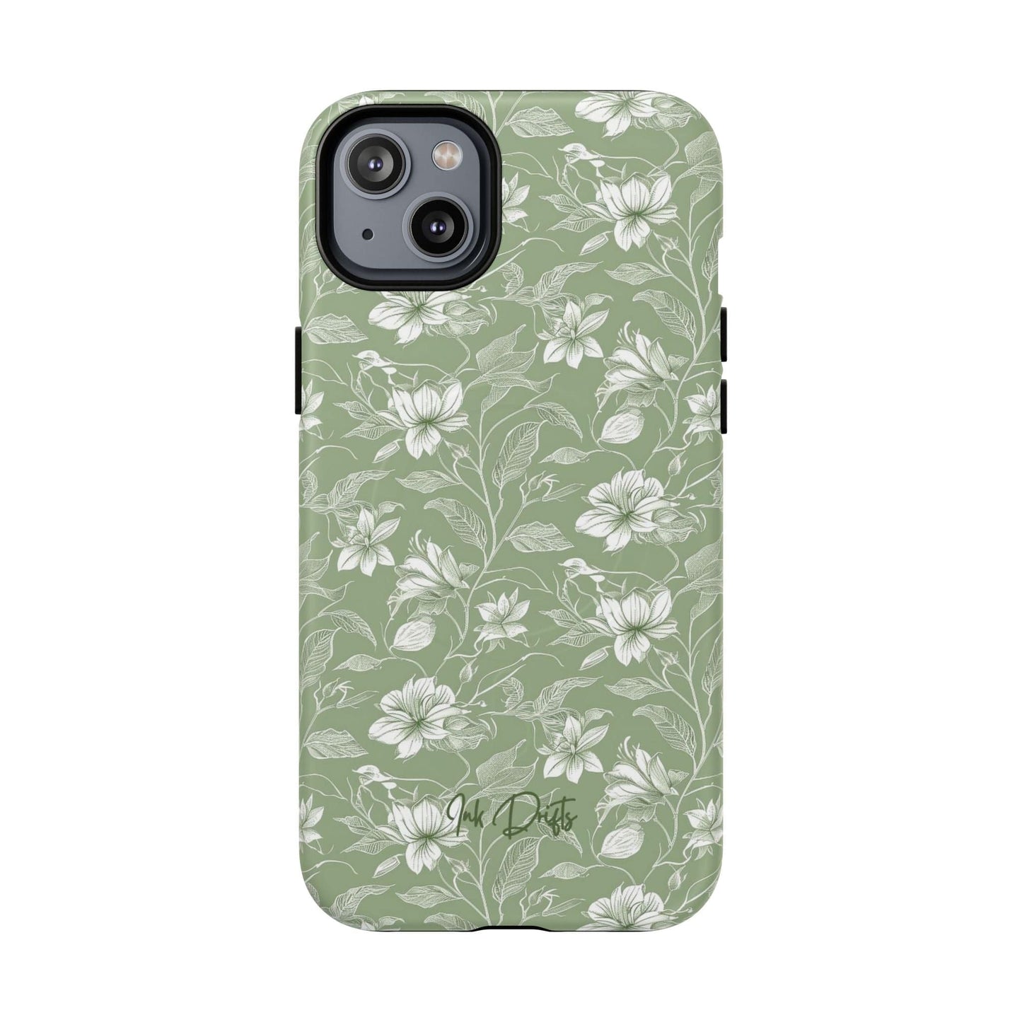iPhone 14 Plus Matte Phone Case - Garden Whisper | MagSafe iPhone Case
