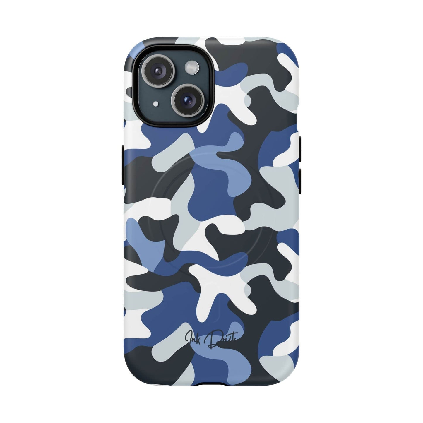 iPhone 15 Matte Phone Case - Arctic Camo | MagSafe iPhone Case
