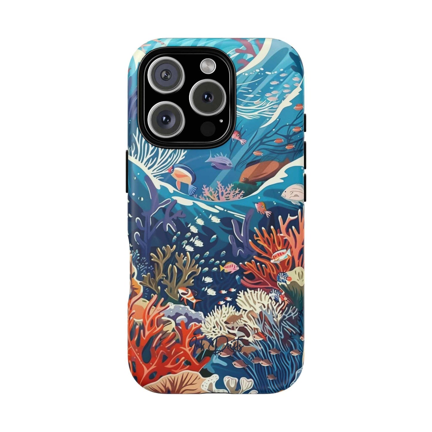 iPhone 16 Pro Matte Phone Case - Coral Reef | MagSafe iPhone Case