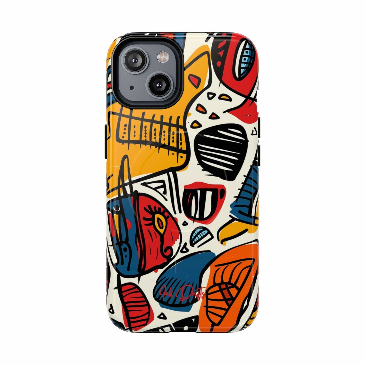 iPhone 14 Glossy Phone Case - Urban Rhythm | MagSafe iPhone Case
