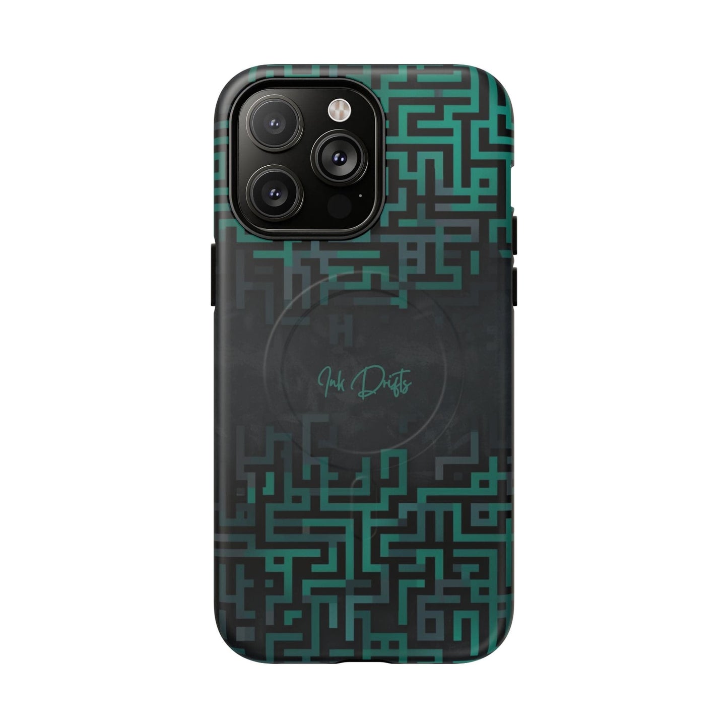 iPhone 14 Pro Max Matte Phone Case - Cyber Circuit | MagSafe iPhone Case