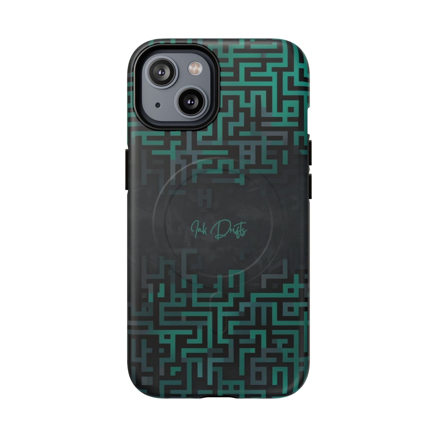 iPhone 14 Matte Phone Case - Cyber Circuit | MagSafe iPhone Case