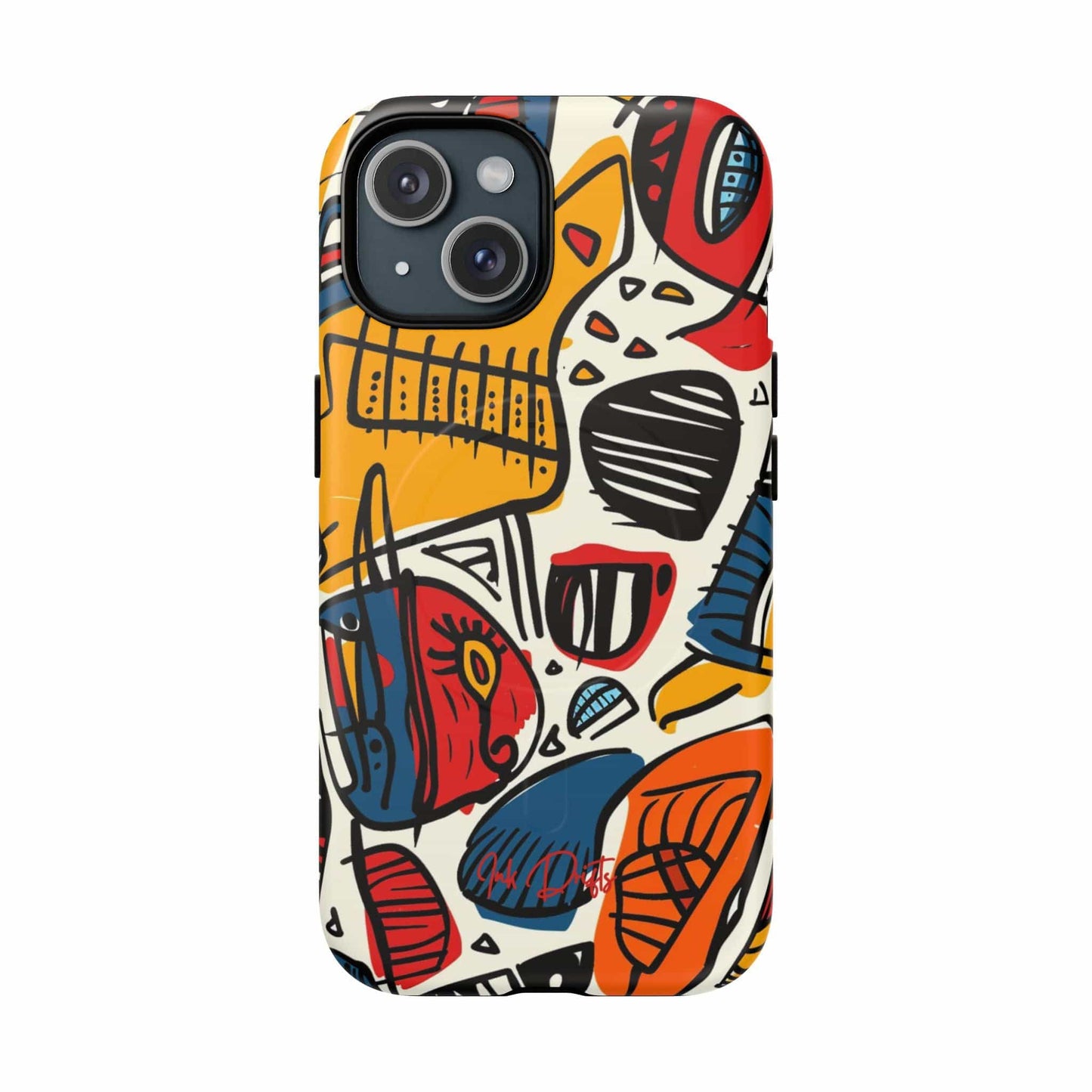 iPhone 15 Matte Phone Case - Urban Rhythm | MagSafe iPhone Case