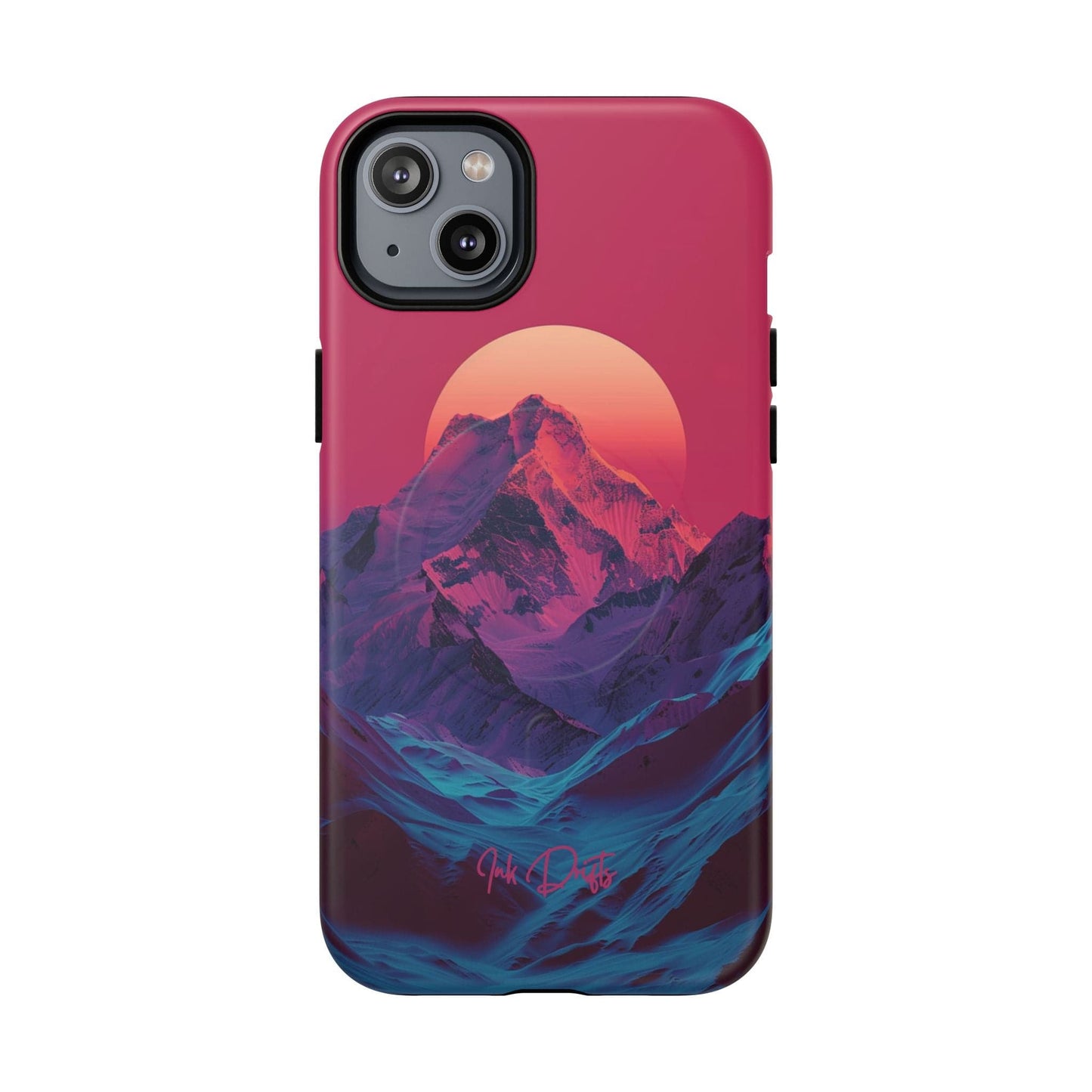 iPhone 14 Plus Matte Phone Case - Mountain Aura | MagSafe iPhone Case