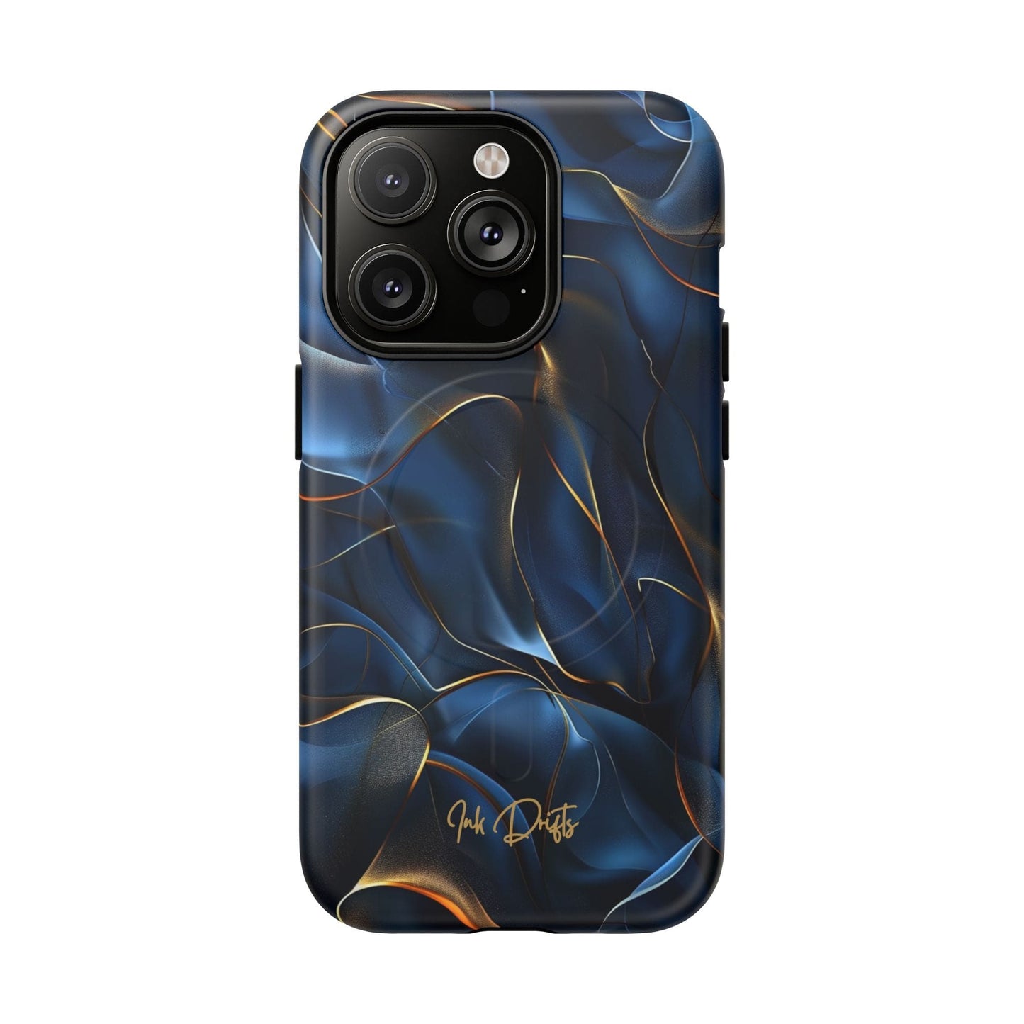 iPhone 14 Pro Matte Phone Case - Golden Currents | MagSafe iPhone Case