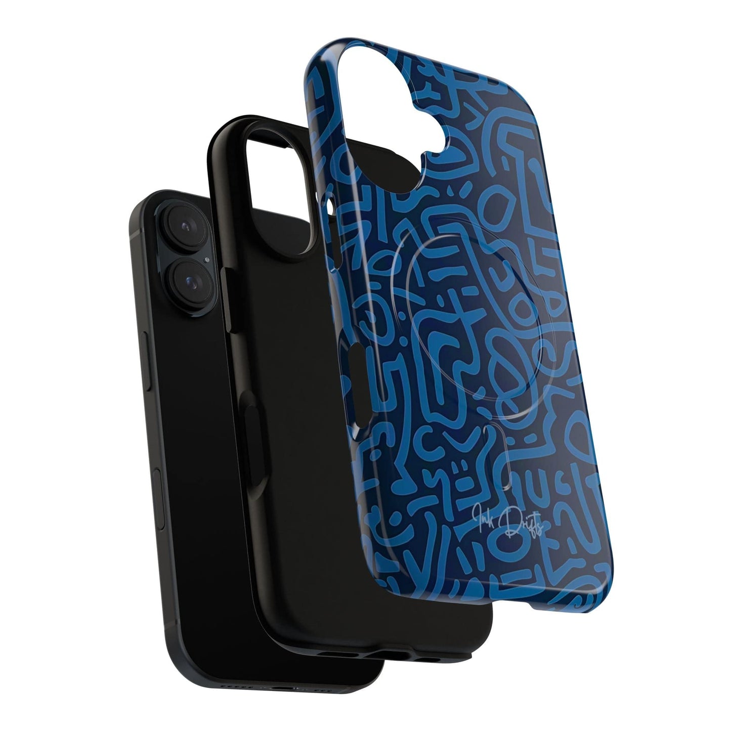 Phone Case - Azure Labyrinth | MagSafe iPhone Case