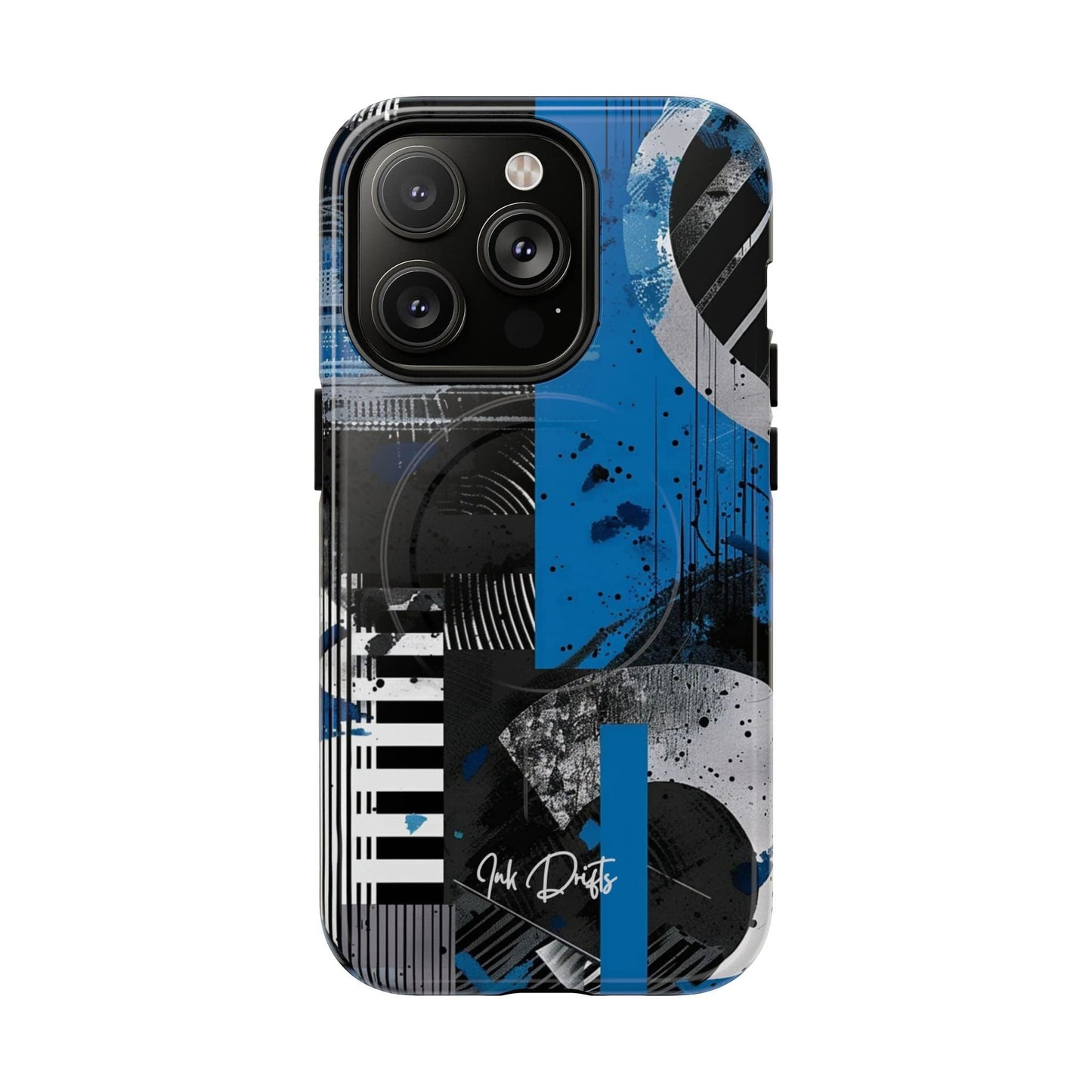 iPhone 14 Pro Glossy Phone Case - Urban Geometry | MagSafe iPhone Case