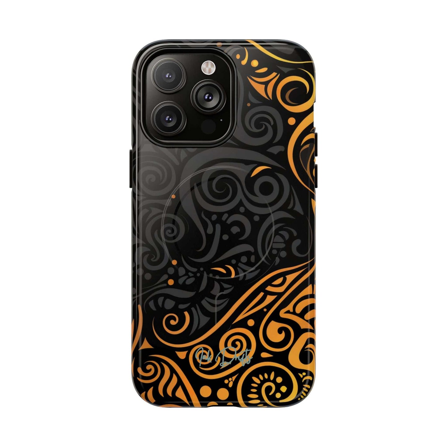 iPhone 14 Pro Max Glossy Phone Case - Sun Eclipse | MagSafe iPhone Case