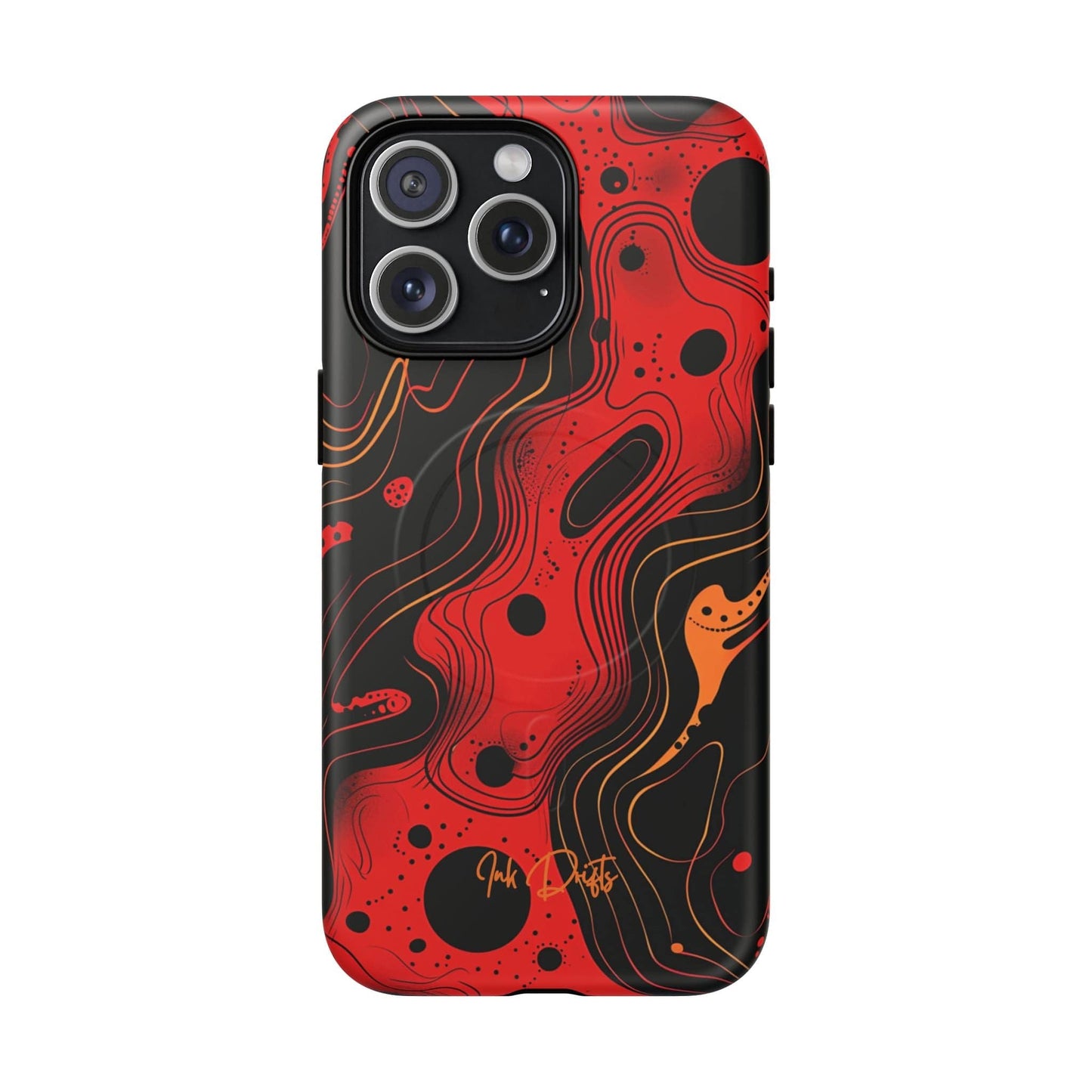iPhone 15 Pro Max Matte Phone Case - Magma Flow | MagSafe iPhone Case