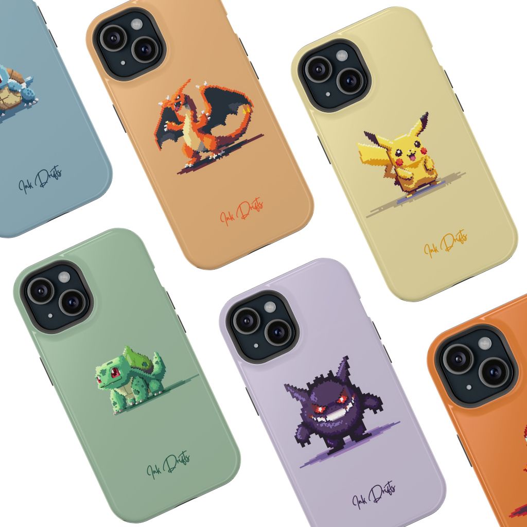 pixel pokemon iphone case series