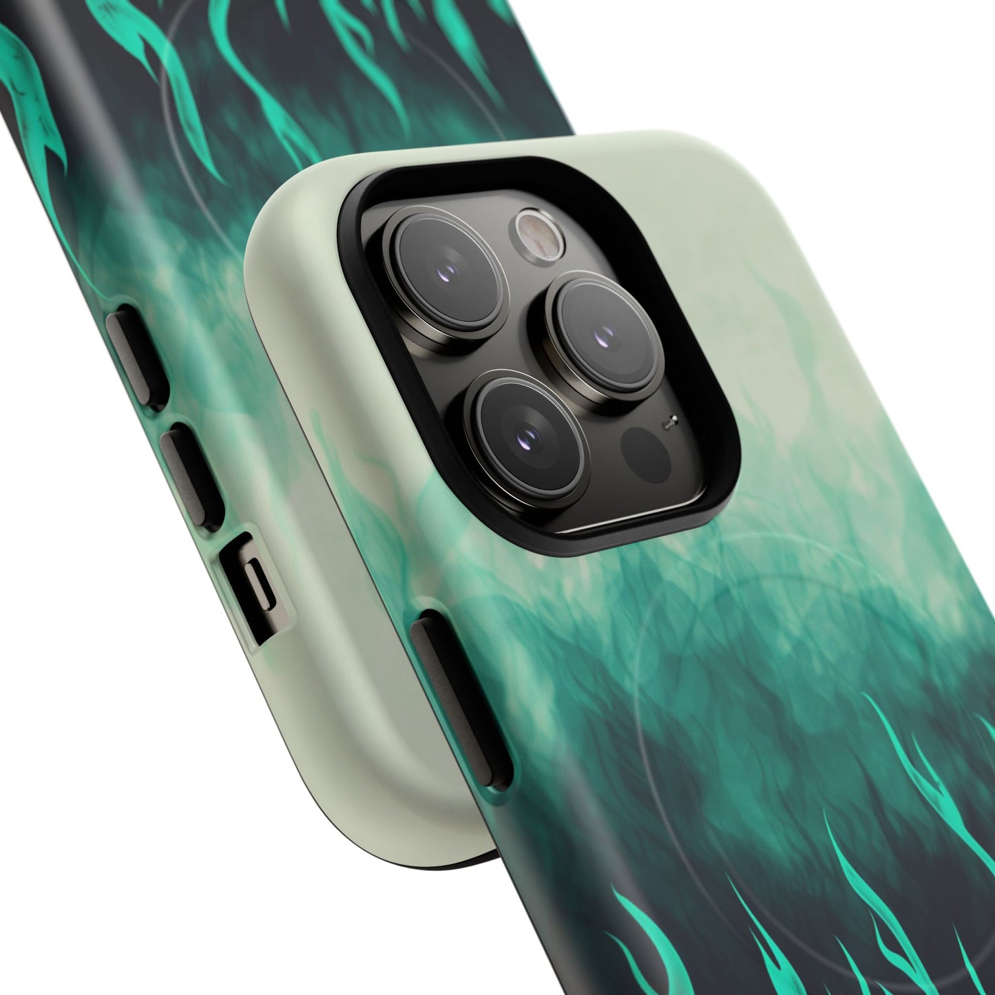 Phone Case - Teal Inferno | MagSafe iPhone Case