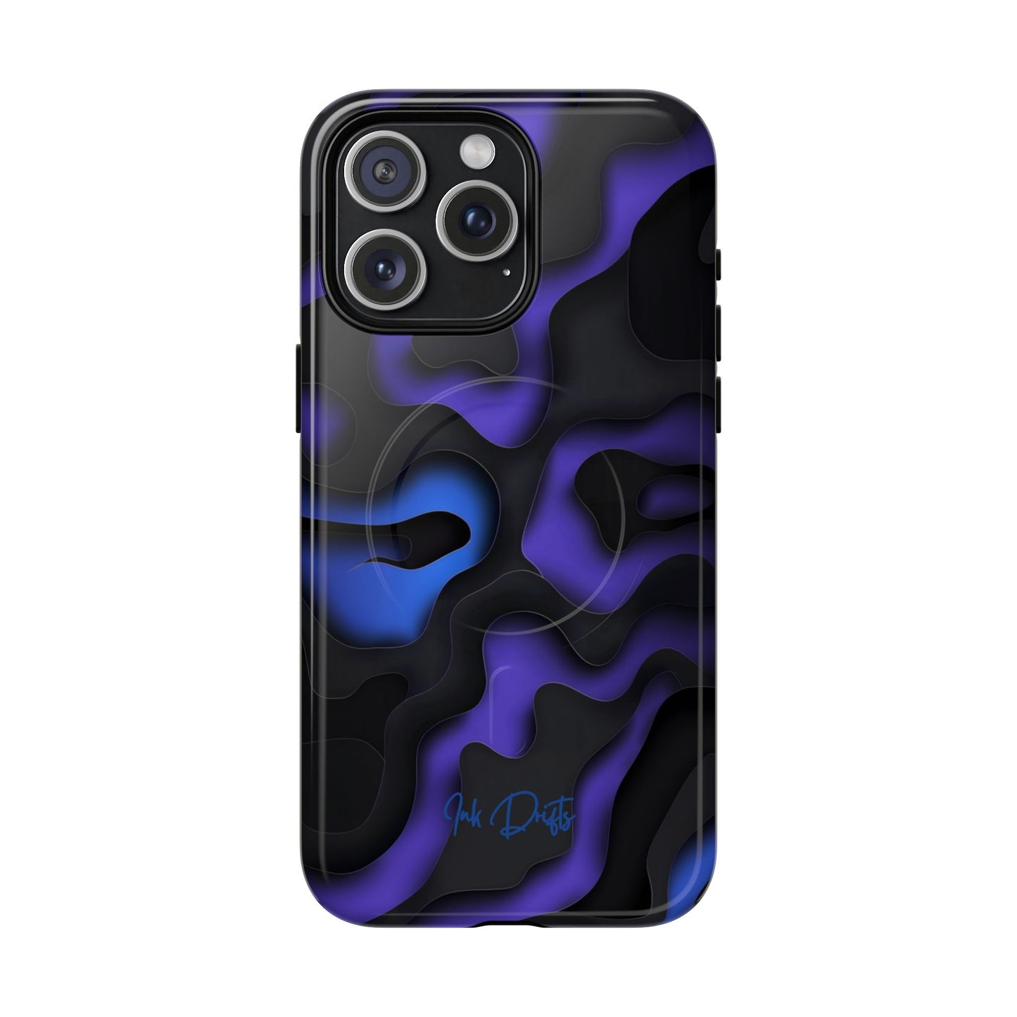 iPhone 15 Pro Max Glossy Phone Case - Galactic Flow | MagSafe iPhone Case