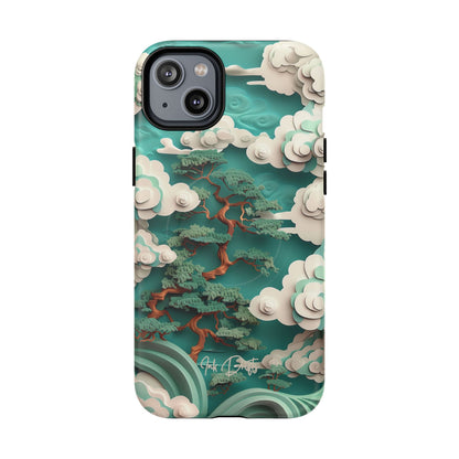 iPhone 14 Plus Matte Phone Case - Celestial Bonsai | MagSafe iPhone Case