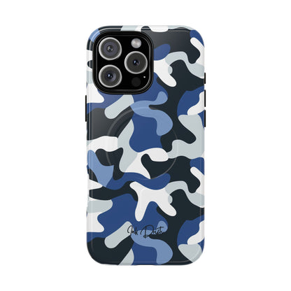 iPhone 16 Pro Max Glossy Phone Case - Arctic Camo | MagSafe iPhone Case