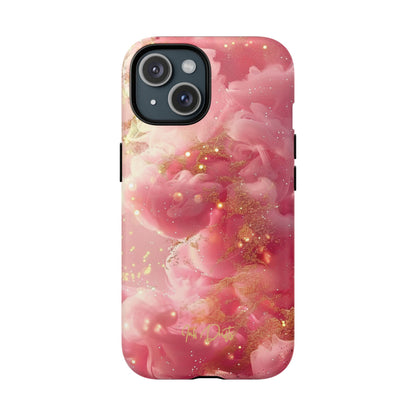 iPhone 15 Matte Phone Case - Golden Cloud | MagSafe iPhone Case