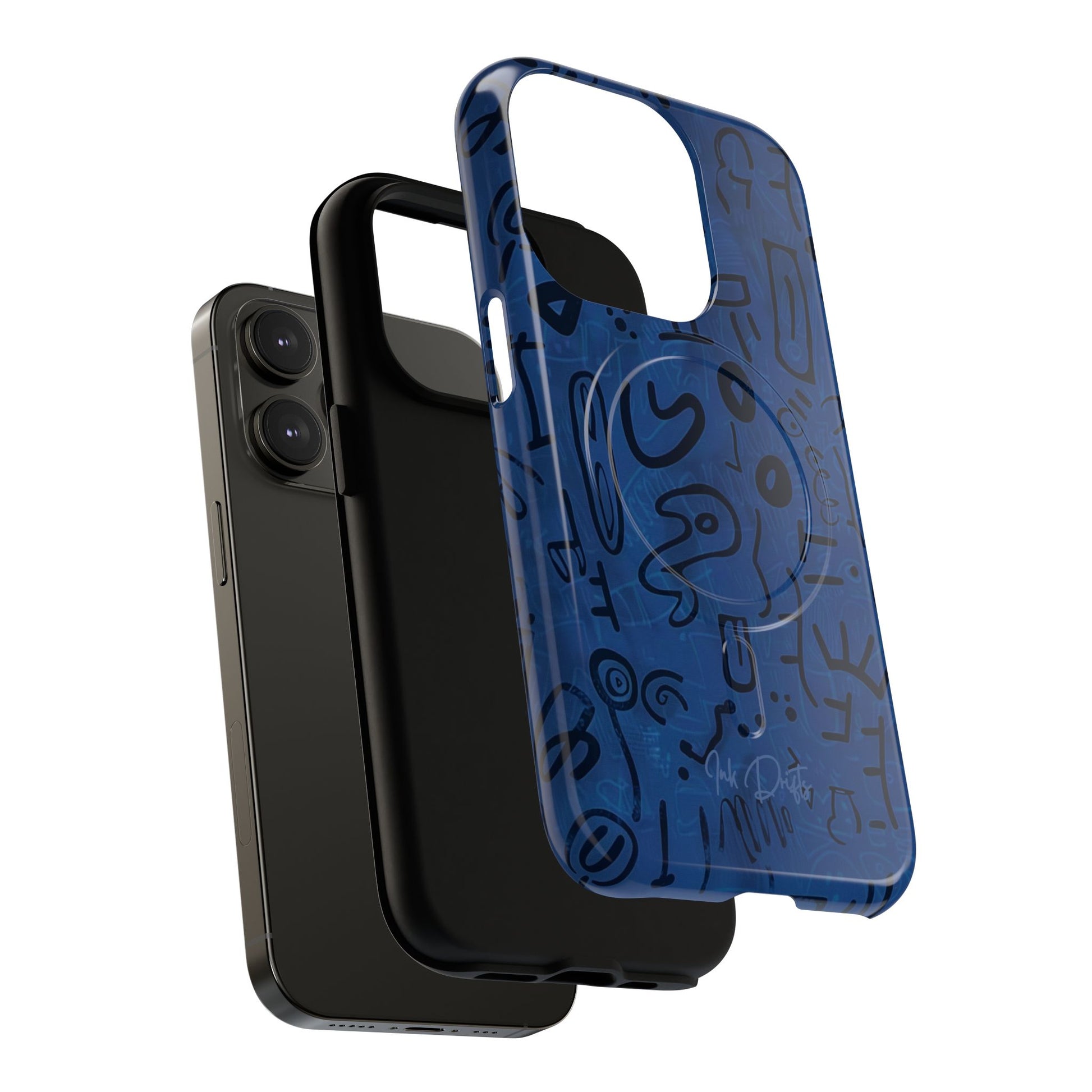 Phone Case - Nocturnal Scribbles | MagSafe iPhone Case