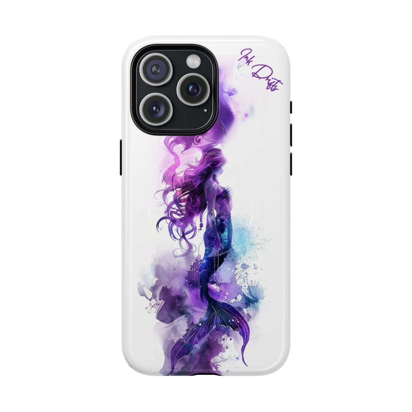 iPhone 15 Pro Max Glossy Phone Case - Mystic Mermaid | MagSafe iPhone Case