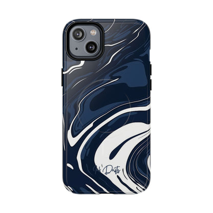 iPhone 14 Plus Glossy Phone Case - Marble Swirl | MagSafe iPhone Case