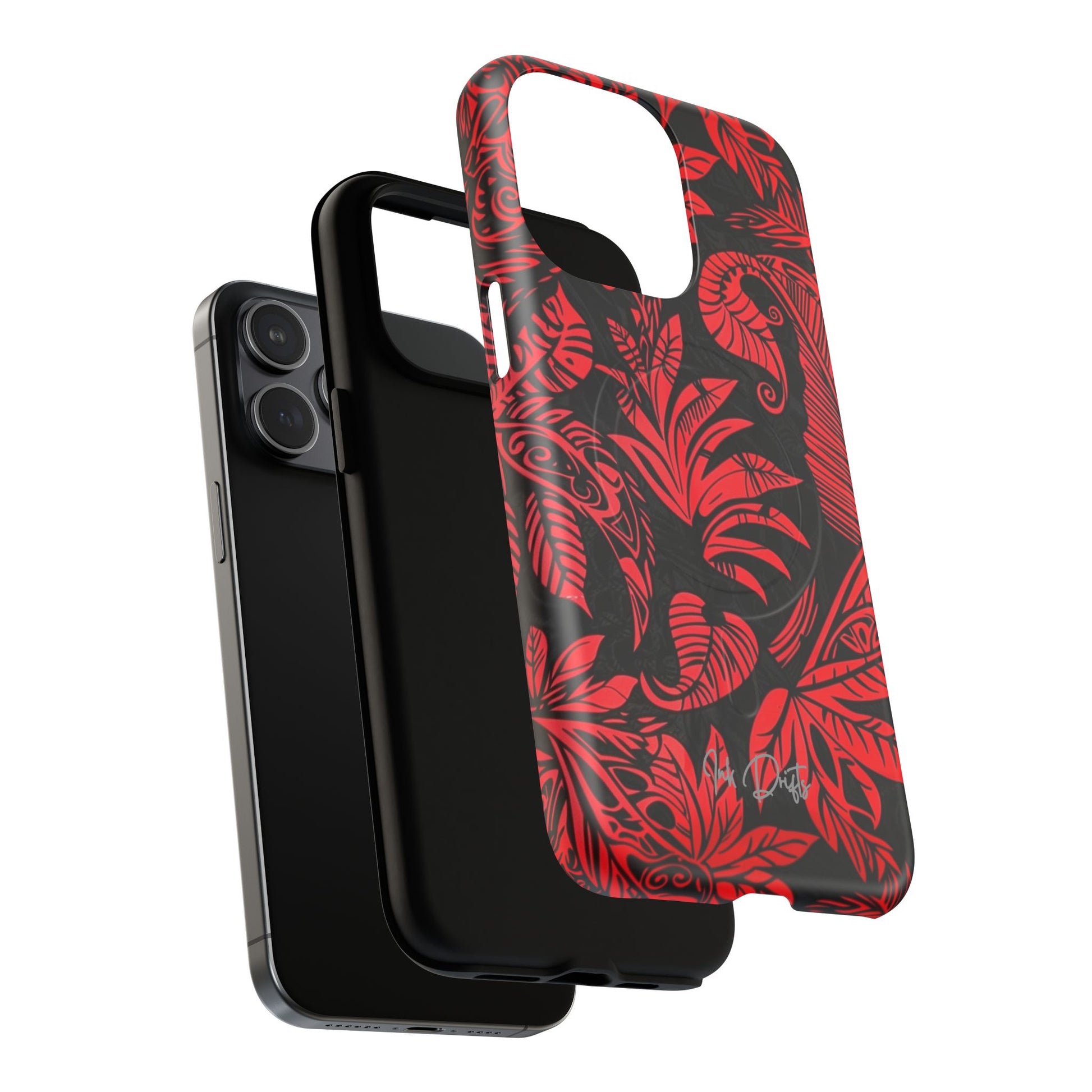 Phone Case - Crimson Jungle | MagSafe iPhone Case