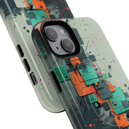 Phone Case - Techno Mosaic | MagSafe iPhone Case