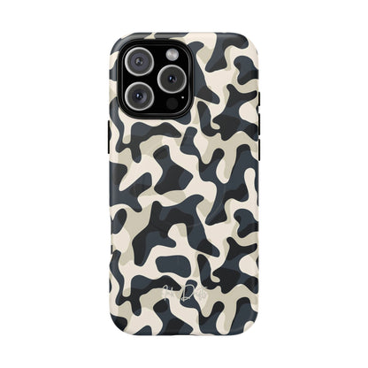 iPhone 16 Pro Max Matte Phone Case - Monochrome Camo | MagSafe iPhone Case