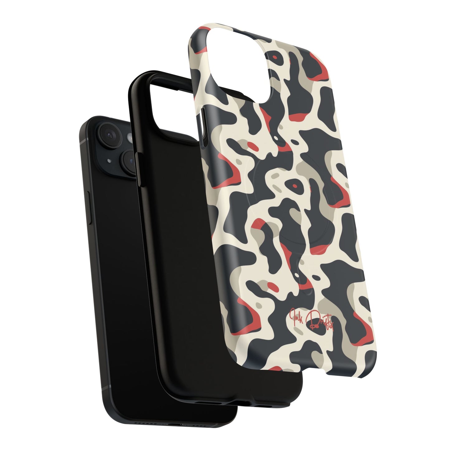 Phone Case - Cream Red Camo | MagSafe iPhone Case