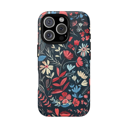 iPhone 16 Pro Matte Phone Case - Twilight Petals | MagSafe iPhone Case