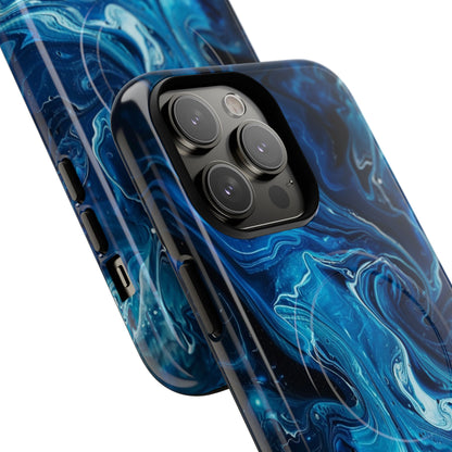 Phone Case - Blue Swirl | MagSafe iPhone Case