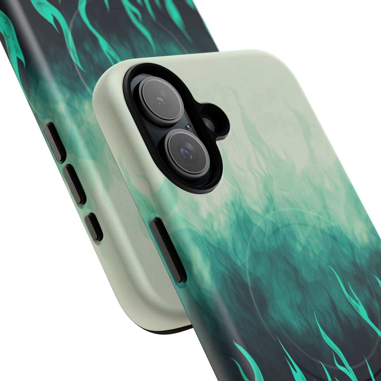 Phone Case - Teal Inferno | MagSafe iPhone Case