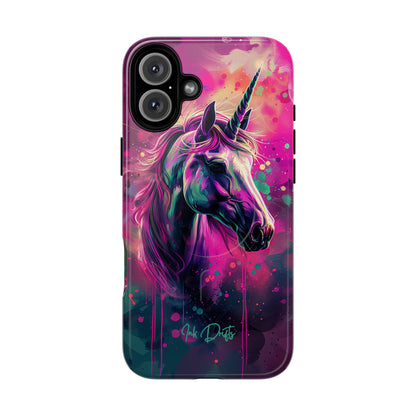 iPhone 16 Plus Glossy Phone Case - Mystic Unicorn | MagSafe iPhone Case