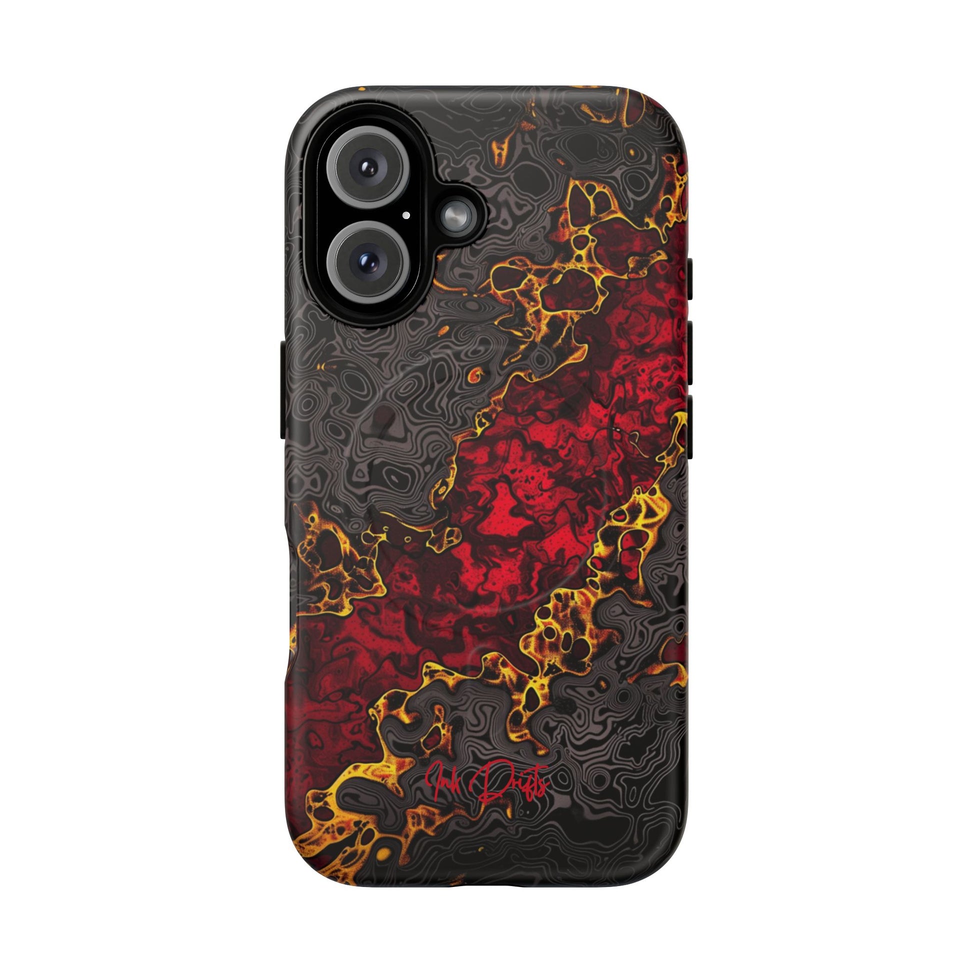 iPhone 16 Matte Phone Case - Volcanic Veins | MagSafe iPhone Case