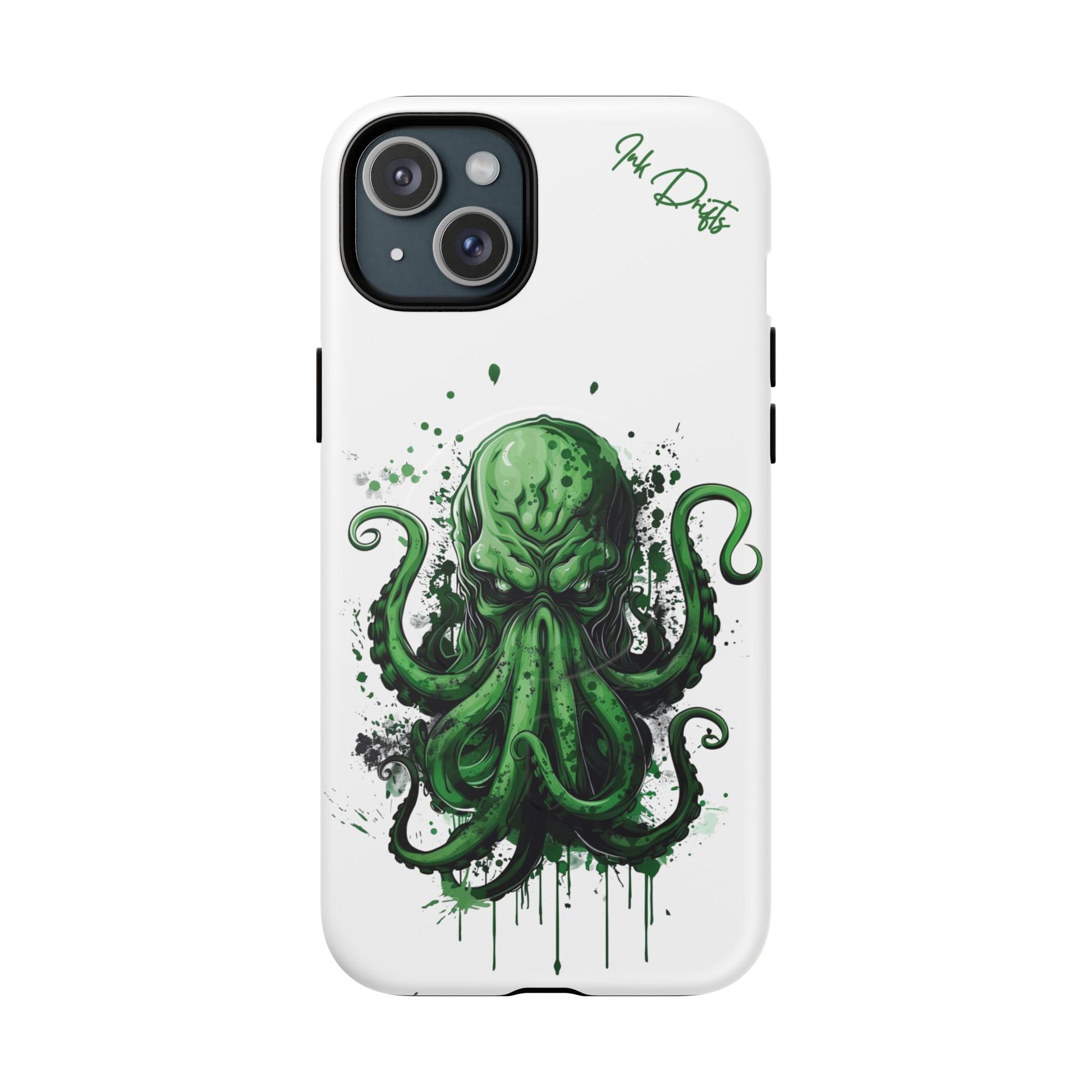 iPhone 15 Plus Matte Phone Case - Kraken Fury | MagSafe iPhone Case