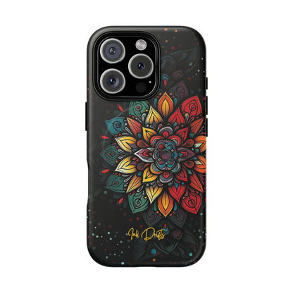 iPhone 16 Pro Matte Phone Case - Mandala Radiance | MagSafe iPhone Case