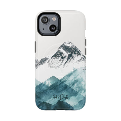 iPhone 14 Glossy Phone Case - Alpine Serenity | MagSafe iPhone Case