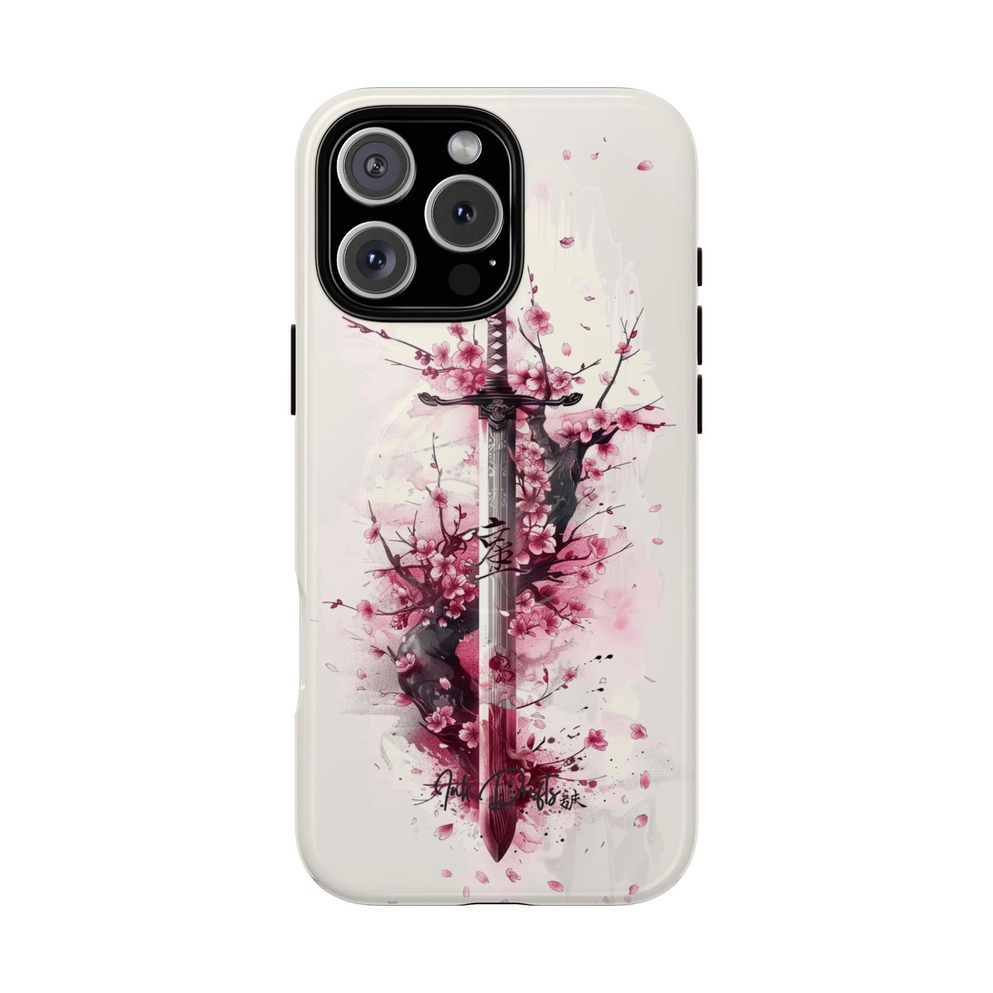 iPhone 16 Pro Max Glossy Phone Case - Sakura Blade | MagSafe iPhone Case