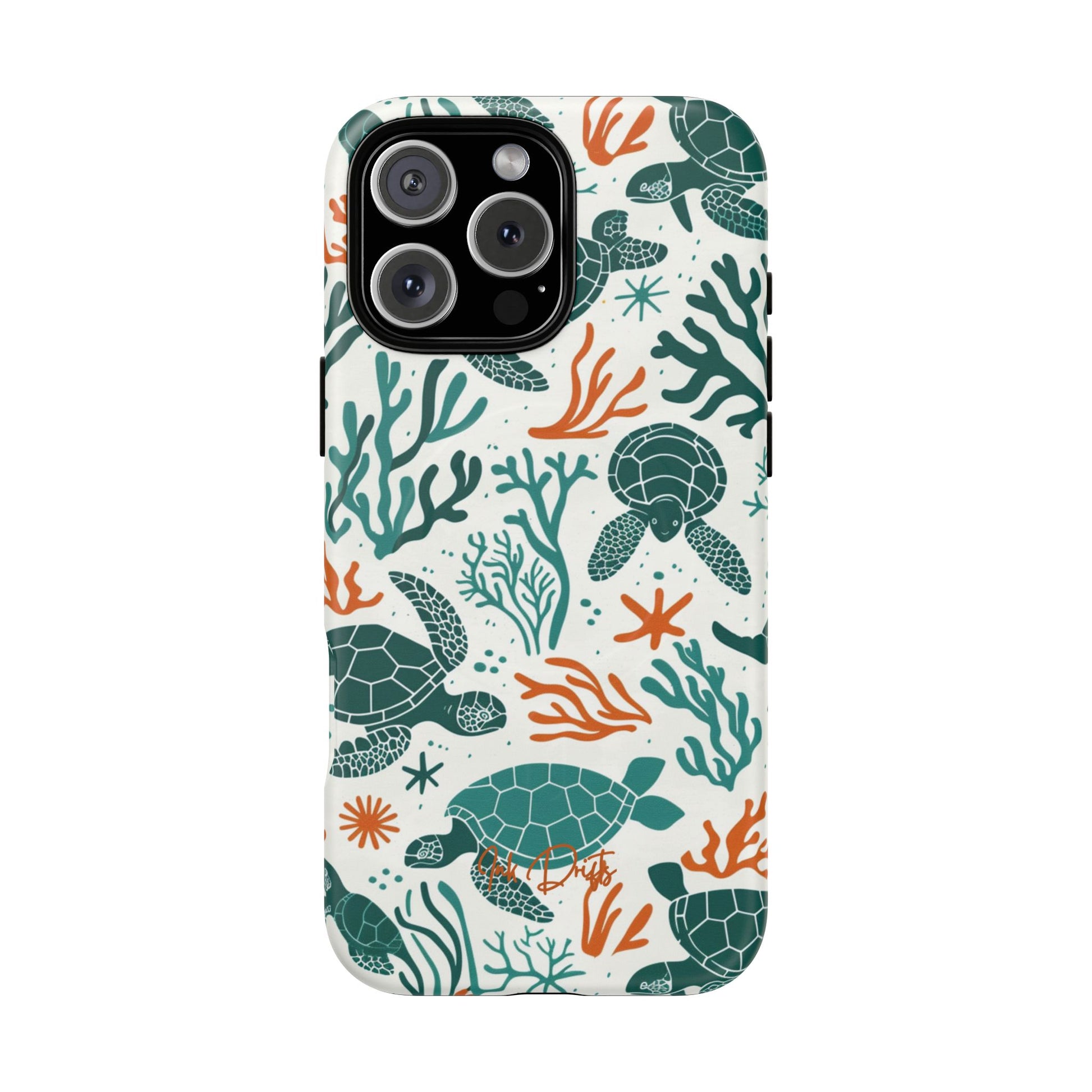 iPhone 16 Pro Max Matte Phone Case - Turtle Tango | MagSafe iPhone Case