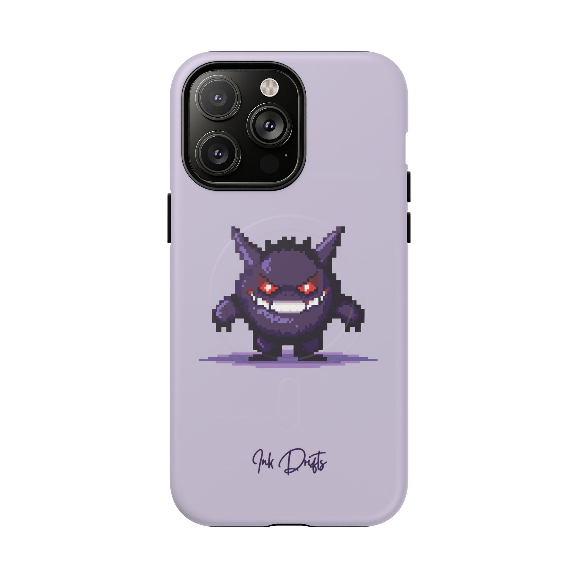 iPhone 14 Pro Max Matte Phone Case - Pixel Gengar | MagSafe iPhone Case